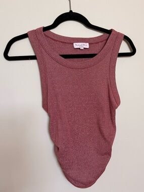 Michael Stars Rose Metallic Tank Top